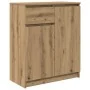Aparador con cajón roble artesanal 71x35x84cm madera ingeniería by , Sideboards - Ref: Foro24-861597, Price: 88,54 €, Discoun...