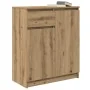 Aparador con cajón roble artesanal 71x35x84cm madera ingeniería by , Sideboards - Ref: Foro24-861597, Price: 88,54 €, Discoun...