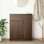 Aparador con cajón roble marrón 71x35x84 cm madera ingeniería de , Aparadores - Ref: Foro24-861595, Precio: 88,39 €, Descuent...