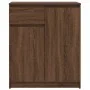 Aparador con cajón roble marrón 71x35x84 cm madera ingeniería de , Aparadores - Ref: Foro24-861595, Precio: 88,39 €, Descuent...