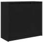 Aparador de madera de roble negro 85x34x76 cm by , Sideboards - Ref: Foro24-861626, Price: 94,02 €, Discount: %