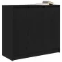 Aparador de madera de roble negro 85x34x76 cm by , Sideboards - Ref: Foro24-861626, Price: 94,02 €, Discount: %