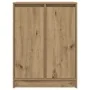 Aparador Artisan Roble 57x34x76 cm Madera de ingeniería by , Sideboards - Ref: Foro24-861624, Price: 70,99 €, Discount: %