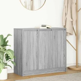 Aparador Sonoma gris 85x34x76 cm madera de ingeniería by , Sideboards - Ref: Foro24-861630, Price: 93,42 €, Discount: %