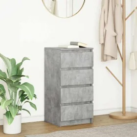 Aparador de madera de ingeniería gris hormigón 37,5x35x76 cm by , Sideboards - Ref: Foro24-861754, Price: 73,85 €, Discount: %