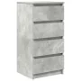 Aparador de madera de ingeniería gris hormigón 37,5x35x76 cm de , Aparadores - Ref: Foro24-861754, Precio: 73,85 €, Descuento: %