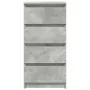 Aparador de madera de ingeniería gris hormigón 37,5x35x76 cm de , Aparadores - Ref: Foro24-861754, Precio: 73,85 €, Descuento: %