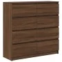 Aparador roble marrón 100x35x99 cm madera de ingeniería by , Sideboards - Ref: Foro24-3328495, Price: 166,81 €, Discount: %