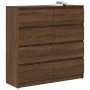Aparador roble marrón 100x35x99 cm madera de ingeniería by , Sideboards - Ref: Foro24-3328495, Price: 166,81 €, Discount: %