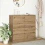 Aparador Artisan Roble 100x35x99 cm Madera de ingeniería by , Sideboards - Ref: Foro24-3328497, Price: 161,73 €, Discount: %