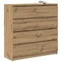 Aparador Artisan Roble 100x35x99 cm Madera de ingeniería by , Sideboards - Ref: Foro24-3328497, Price: 161,73 €, Discount: %