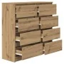 Aparador Artisan Roble 100x35x99 cm Madera de ingeniería by , Sideboards - Ref: Foro24-3328497, Price: 161,73 €, Discount: %