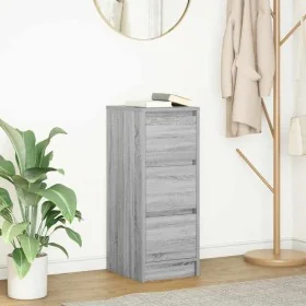 Aparador Sonoma gris 29,5x34x76 cm madera de ingeniería by , Sideboards - Ref: Foro24-861639, Price: 62,76 €, Discount: %