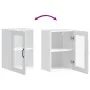 Armario de pared para cocina con puerta de cristal Porto blanco von , Küchenschränke - Ref: Foro24-854007, Preis: 56,57 €, Ra...