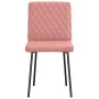 Sillas de comedor 2 unidades cuero sintético rosa de , Sillas de comedor - Ref: Foro24-4101120, Precio: 87,16 €, Descuento: %