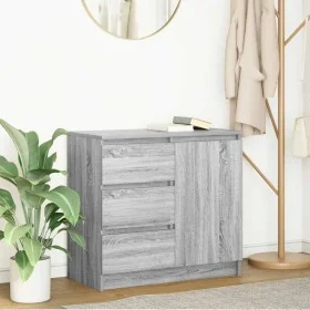 Aparador con cajón gris Sonoma 71x35x65 cm madera de ingeniería von , Sideboards - Ref: Foro24-861576, Preis: 83,27 €, Rabatt: %