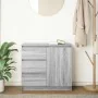 Aparador con cajón gris Sonoma 71x35x65 cm madera de ingeniería by , Sideboards - Ref: Foro24-861576, Price: 84,65 €, Discoun...