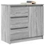Aparador con cajón gris Sonoma 71x35x65 cm madera de ingeniería by , Sideboards - Ref: Foro24-861576, Price: 84,65 €, Discoun...