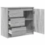 Aparador con cajón gris Sonoma 71x35x65 cm madera de ingeniería by , Sideboards - Ref: Foro24-861576, Price: 84,65 €, Discoun...