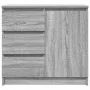 Aparador con cajón gris Sonoma 71x35x65 cm madera de ingeniería by , Sideboards - Ref: Foro24-861576, Price: 84,65 €, Discoun...