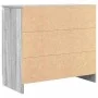 Aparador con cajón gris Sonoma 71x35x65 cm madera de ingeniería by , Sideboards - Ref: Foro24-861576, Price: 84,65 €, Discoun...