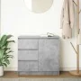 Aparador con cajón gris hormigón 71x35x65 cm madera ingeniería by , Sideboards - Ref: Foro24-861574, Price: 80,91 €, Discount: %
