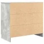Aparador con cajón gris hormigón 71x35x65 cm madera ingeniería by , Sideboards - Ref: Foro24-861574, Price: 80,91 €, Discount: %