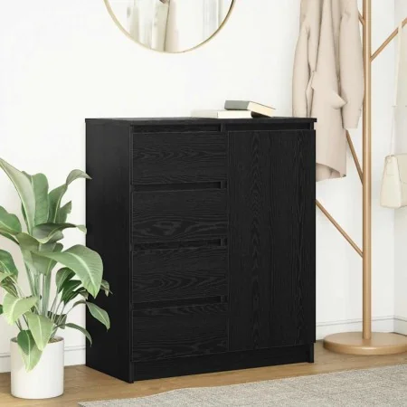 Aparador con cajones roble negro 71x35x84 cm madera ingeniería von , Sideboards - Ref: Foro24-861581, Preis: 101,51 €, Rabatt: %