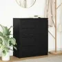 Aparador con cajones roble negro 71x35x84 cm madera ingeniería von , Sideboards - Ref: Foro24-861581, Preis: 101,51 €, Rabatt: %