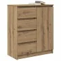 Aparador con cajones roble artisan 71x35x84cm madera ingeniería by , Sideboards - Ref: Foro24-861588, Price: 99,60 €, Discoun...