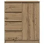 Aparador con cajones roble artisan 71x35x84cm madera ingeniería by , Sideboards - Ref: Foro24-861588, Price: 99,60 €, Discoun...