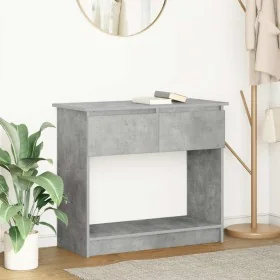 Mesa consola con cajones gris hormigón 85,5x38,5x74,5 cm by , Side tables - Ref: Foro24-861394, Price: 76,87 €, Discount: %