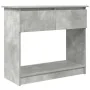 Mesa consola con cajones gris hormigón 85,5x38,5x74,5 cm de , Mesas auxiliares - Ref: Foro24-861394, Precio: 76,87 €, Descuen...