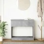 Mesa consola con cajones gris hormigón 85,5x38,5x74,5 cm de , Mesas auxiliares - Ref: Foro24-861394, Precio: 76,87 €, Descuen...