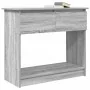 Mesa consola con cajones Sonoma gris 85,5x38,5x74,5 cm von , Seitentische - Ref: Foro24-861396, Preis: 78,99 €, Rabatt: %