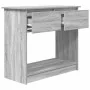 Mesa consola con cajones Sonoma gris 85,5x38,5x74,5 cm von , Seitentische - Ref: Foro24-861396, Preis: 78,99 €, Rabatt: %