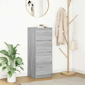 Aparador Sonoma gris 37,5x35x99 cm madera de ingeniería von , Sideboards - Ref: Foro24-861702, Preis: 78,58 €, Rabatt: %