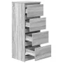 Aparador Sonoma gris 37,5x35x99 cm madera de ingeniería von , Sideboards - Ref: Foro24-861702, Preis: 78,58 €, Rabatt: %