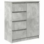 Aparador con cajones gris hormigón 71x35x84cm madera ingeniería von , Sideboards - Ref: Foro24-861583, Preis: 96,12 €, Rabatt: %