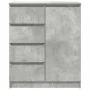 Aparador con cajones gris hormigón 71x35x84cm madera ingeniería von , Sideboards - Ref: Foro24-861583, Preis: 96,12 €, Rabatt: %