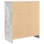 Aparador con cajones gris hormigón 71x35x84cm madera ingeniería von , Sideboards - Ref: Foro24-861583, Preis: 96,12 €, Rabatt: %