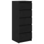 Aparador con cajones roble negro 37,5x35x99cm madera ingeniería by , Sideboards - Ref: Foro24-861761, Price: 96,46 €, Discoun...