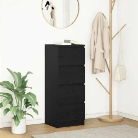 Aparador roble negro 37,5x35x76 cm madera ingeniería von , Sideboards - Ref: Foro24-861698, Preis: 81,70 €, Rabatt: %