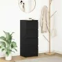 Aparador roble negro 37,5x35x76 cm madera ingeniería by , Sideboards - Ref: Foro24-861698, Price: 81,43 €, Discount: %