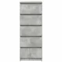 Aparador con cajones gris hormigón 37,5x35x99 cm by , Sideboards - Ref: Foro24-861763, Price: 89,32 €, Discount: %