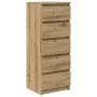 Aparador con cajones roble artesanal 37,5x35x99 cm by , Sideboards - Ref: Foro24-861768, Price: 92,78 €, Discount: %