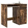 Escritorio roble ahumado 86x49x76 cm madera de ingeniería de , Escritorios - Ref: Foro24-861827, Precio: 94,25 €, Descuento: %