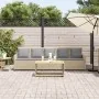 Sofá de jardín de 5 plazas con cojines ratán sintético beige by , Garden sets - Ref: Foro24-4104116, Price: 336,91 €, Discoun...