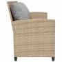 Sofá de jardín de 5 plazas con cojines ratán sintético beige by , Garden sets - Ref: Foro24-4104116, Price: 336,91 €, Discoun...