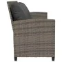 Sofá de jardín de 5 plazas con cojines ratán sintético gris von , Gartensets - Ref: Foro24-4104114, Preis: 336,91 €, Rabatt: %